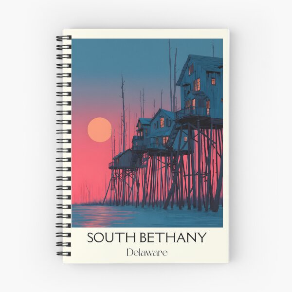 Item preview, South Bethany Delaware Stilts | Modern Beach House Poster designed and sold by TuncGK.