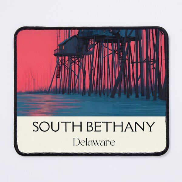 Item preview, South Bethany Delaware Stilts | Modern Beach House Poster designed and sold by TuncGK.
