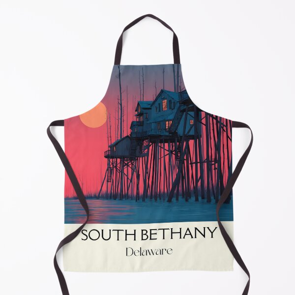 Item preview, South Bethany Delaware Stilts | Modern Beach House Poster designed and sold by TuncGK.