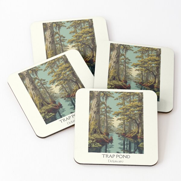 Item preview, Trap Pond Delaware State Park | Cypress Swamp Poster designed and sold by TuncGK.