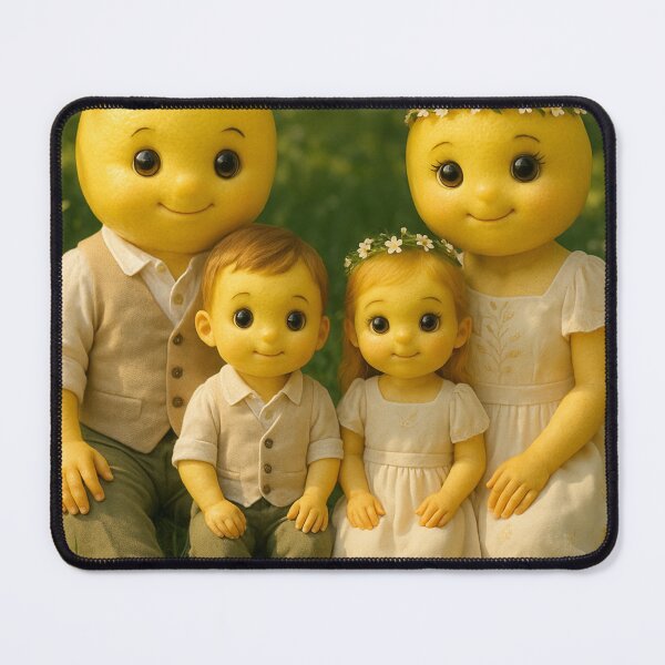 Item preview, "Lemon Family – Cheerful Citrus Art for Kitchen & Home Decor" designed and sold by Worlimagic5.