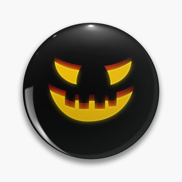 Item preview, Halloween Evil Smiley Pumpkin Face Four Teeth Creepy Jack-O’-Lantern Illustration designed and sold by MONTRIS.