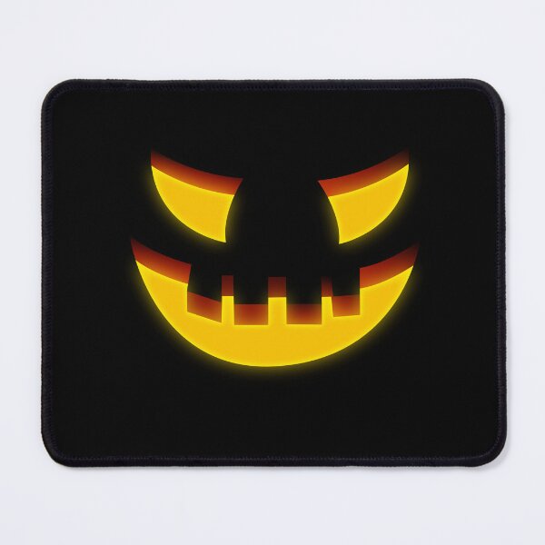 Item preview, Halloween Evil Smiley Pumpkin Face Four Teeth Creepy Jack-O’-Lantern Illustration designed and sold by MONTRIS.