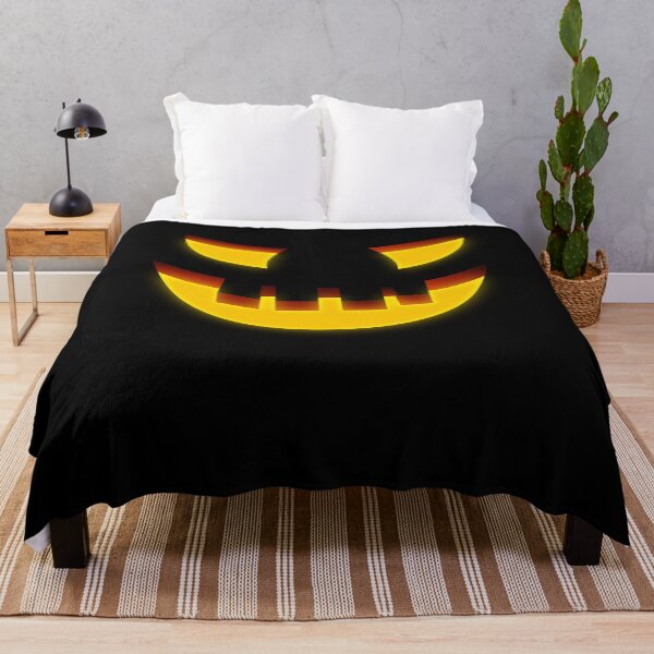 Item preview, Halloween Evil Smiley Pumpkin Face Four Teeth Creepy Jack-O’-Lantern Illustration designed and sold by MONTRIS.