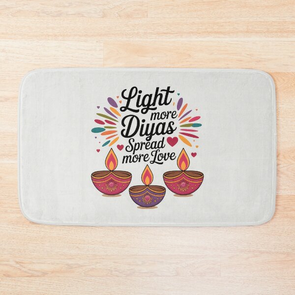 Item preview, Light More Diyas Spread More Love – Heartfelt Diwali Design designed and sold by Jollys-ArtShop.