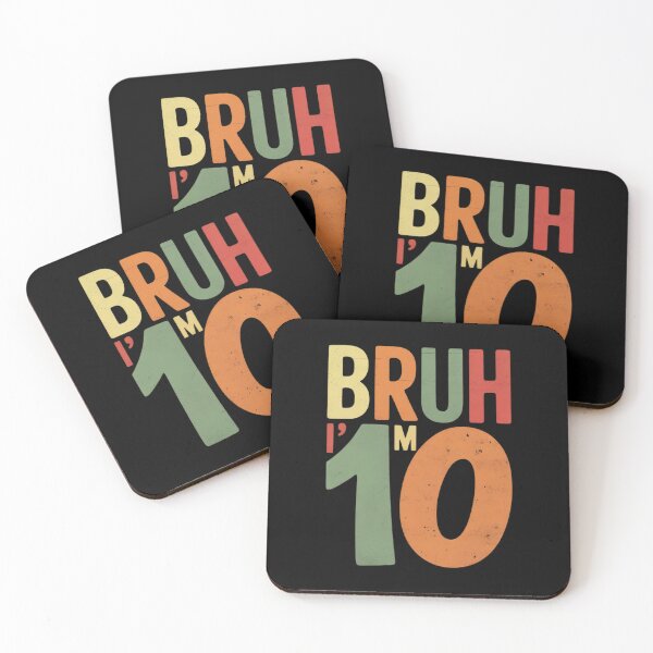 Item preview, Bruh It's My 10th Birthday I'm 10 Years Old Birthday 4  designed and sold by MonsterBuddiess.