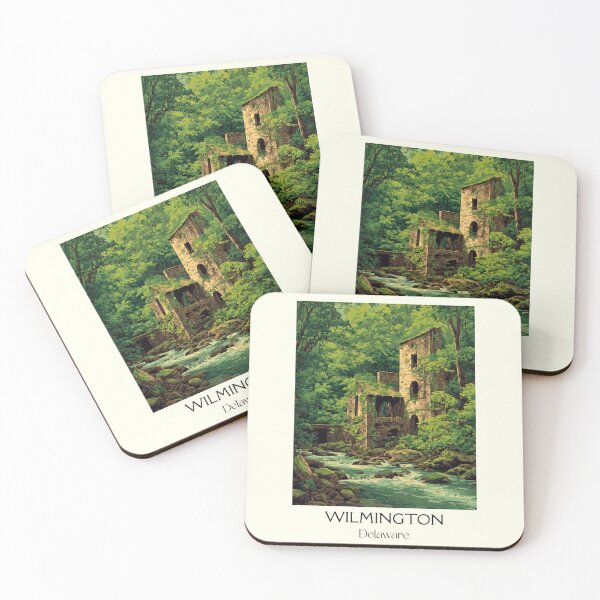 Item preview, Wilmington Delaware Mill Ruin | Brandywine River Poster designed and sold by TuncGK.