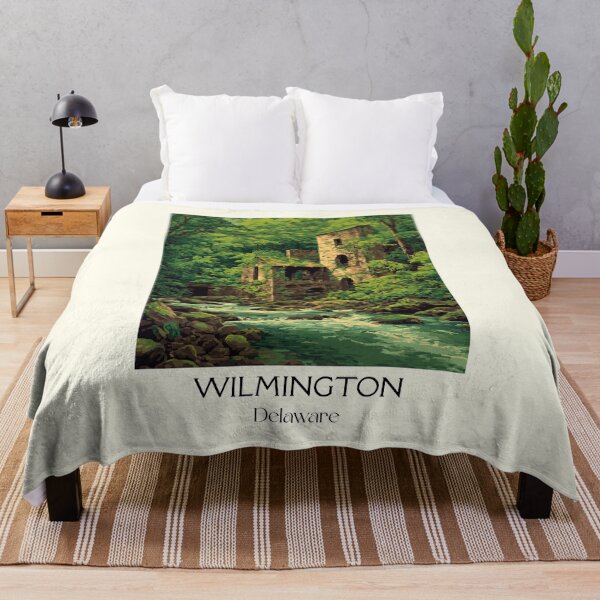 Item preview, Wilmington Delaware Mill Ruin | Brandywine River Poster designed and sold by TuncGK.