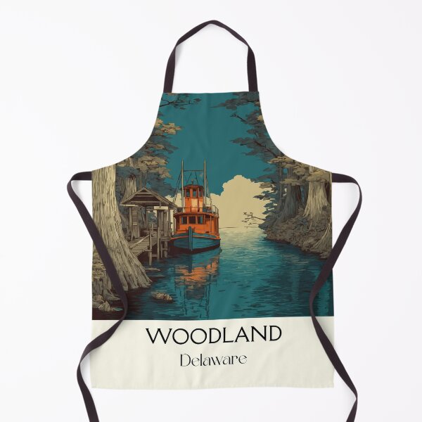 Item preview, Woodland Delaware River Ferry | Nanticoke River Poster designed and sold by TuncGK.