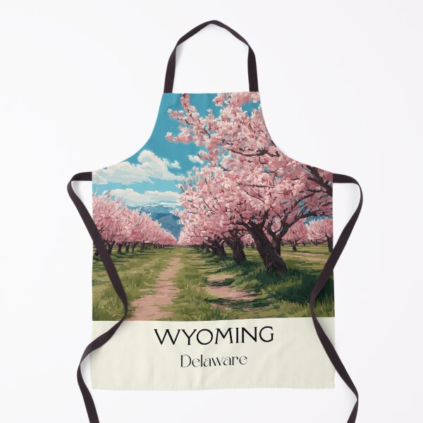 Item preview, Wyoming Delaware Cherry Blossoms | Spring Orchard Poster designed and sold by TuncGK.