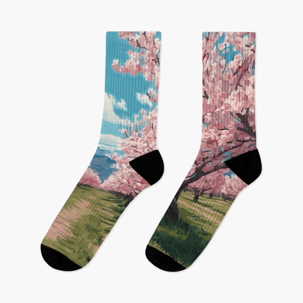 Item preview, Wyoming Delaware Cherry Blossoms | Spring Orchard Poster designed and sold by TuncGK.