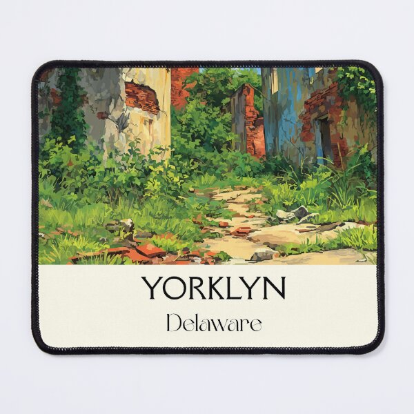 Item preview, Yorklyn Delaware Industrial Ruin | Historic Mill Poster designed and sold by TuncGK.