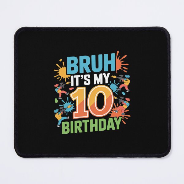 Item preview, Bruh It's My 10th Birthday Paintball 10 Year Old Bday Boy designed and sold by MonsterBuddiess.