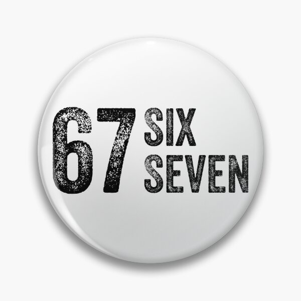 Item preview, 67 Six Seven (Black) designed and sold by STUDIO-72.