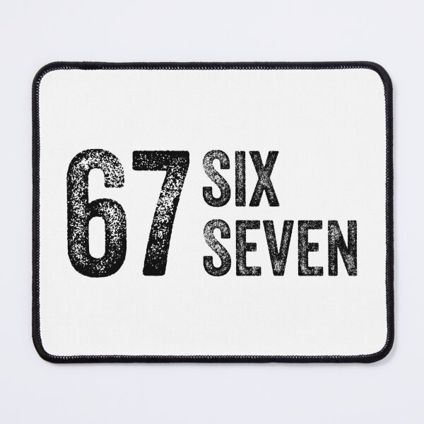 Item preview, 67 Six Seven (Black) designed and sold by STUDIO-72.