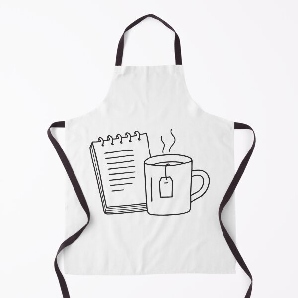 Item preview, A tea bag steeping in a mug near an open notebook designed and sold by rasagamastore.