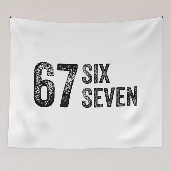Item preview, 67 Six Seven (Black) designed and sold by STUDIO-72.