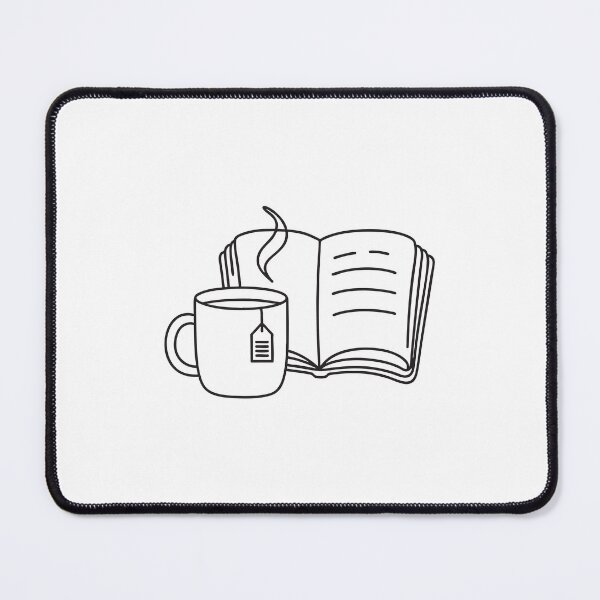 Item preview, A tea bag steeping in a mug near an open notebook designed and sold by rasagamastore.