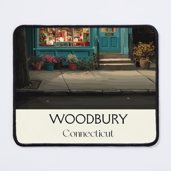 Item preview, Woodbury Connecticut Antiques Village Art Print designed and sold by TuncGK.