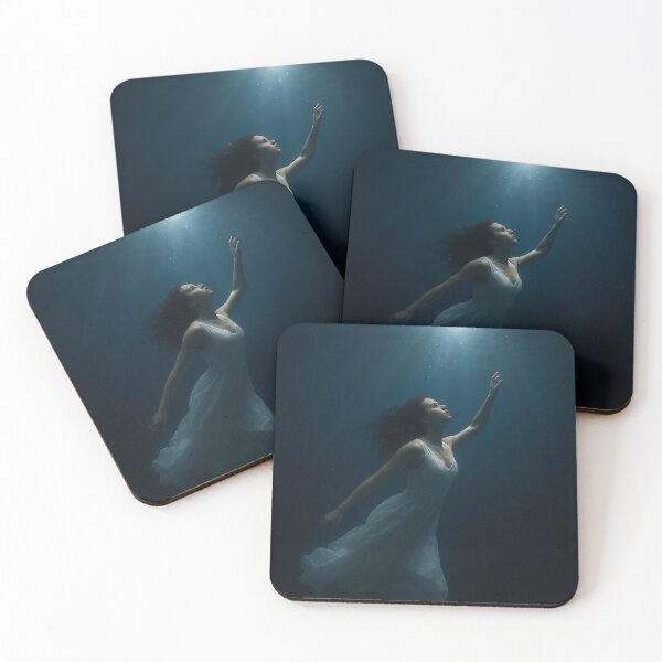 Item preview, Reaching for the Moonlight Beneath the Waves designed and sold by letsnvision.
