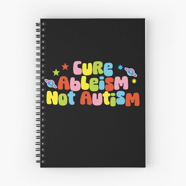 Item preview, Cure Ableism Not Autism Awareness Equality Humanity Funny Autistic Saying designed and sold by SkeletonsDanger.