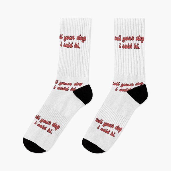 Item preview, Tell your dog I said hi - Retro typography for Dog Saying designed and sold by CalroStudiio.