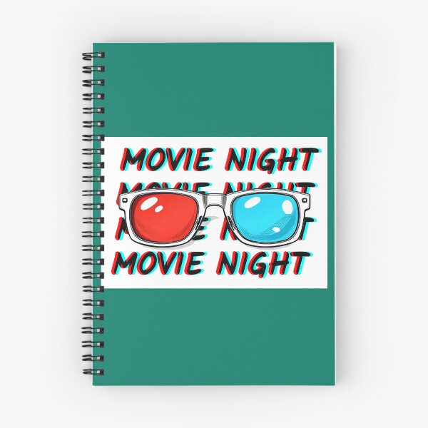 Item preview, RedCyan 3D glasses Movie Night Cool Graphic Text designed and sold by Designovas.