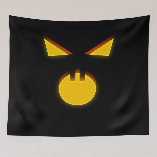 Item preview, Halloween Angry Face Sharp Eyes Says Boo Scary Expression Spooky Illustration designed and sold by MONTRIS.