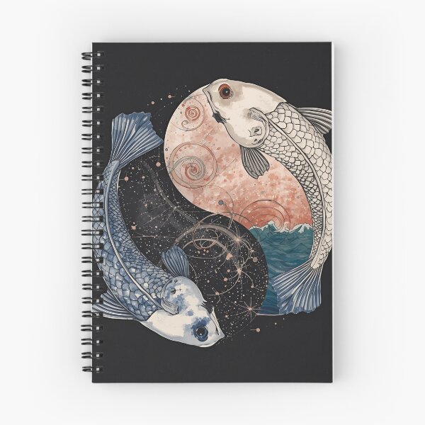 Item preview, Pisces – The Cosmic Fishes designed and sold by catcurio.