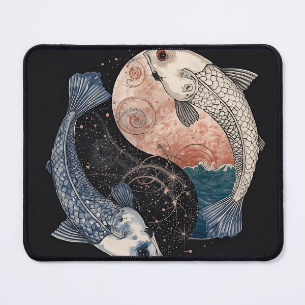 Item preview, Pisces – The Cosmic Fishes designed and sold by catcurio.