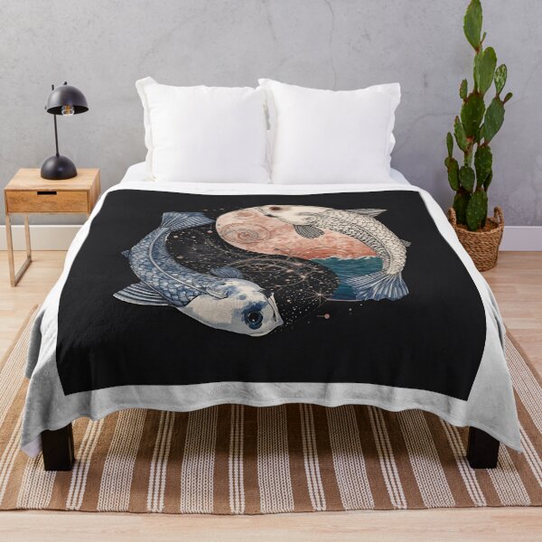 Item preview, Pisces – The Cosmic Fishes designed and sold by catcurio.