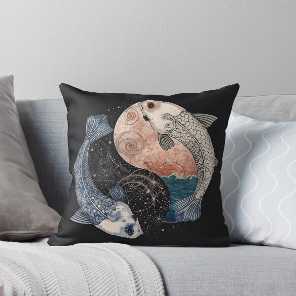 Item preview, Pisces – The Cosmic Fishes designed and sold by catcurio.