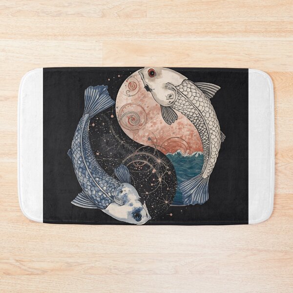 Item preview, Pisces – The Cosmic Fishes designed and sold by catcurio.