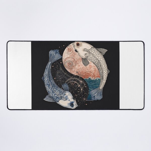 Item preview, Pisces – The Cosmic Fishes designed and sold by catcurio.