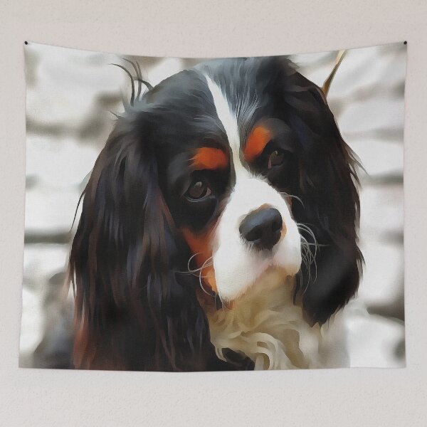 Item preview, Portrait Of A Cavalier King Charles Spaniel designed and sold by taiche.