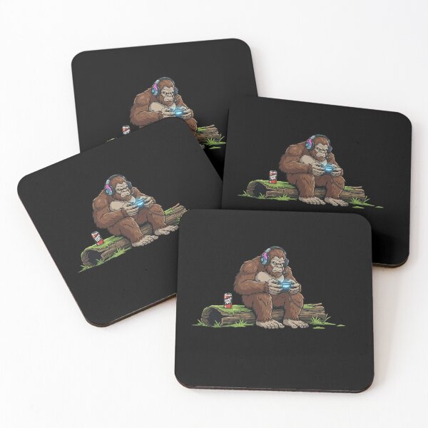 Item preview, Gamer Bigfoot – Funny Cryptid Gamer designed and sold by FelixnRobinus.