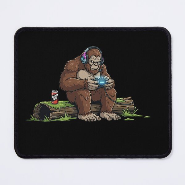 Item preview, Gamer Bigfoot – Funny Cryptid Gamer designed and sold by FelixnRobinus.