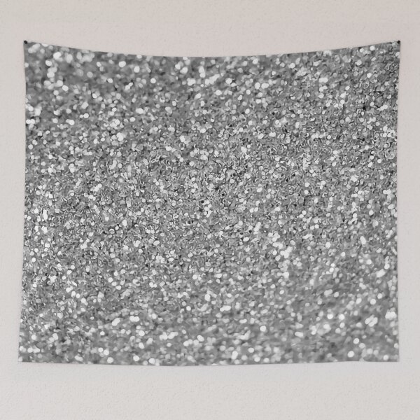 Item preview, Glitter (silver) Wallpaper (Textures) designed and sold by CMooreWorx.