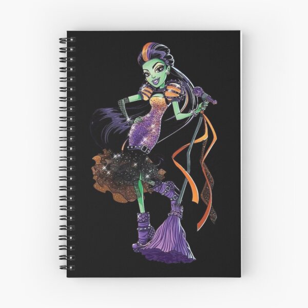 Item preview, Halloween Witch Ghoul In High School Singing Doll Drawing of Casta Fierce Spell designed and sold by MakersFolly.