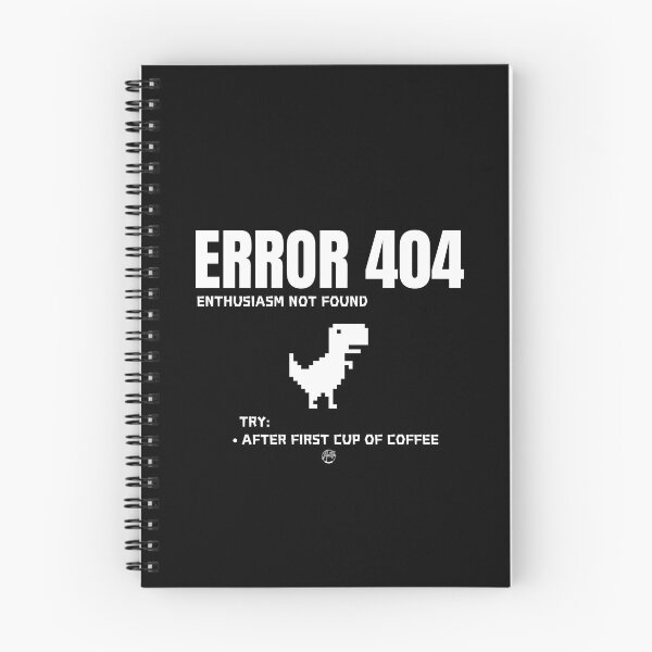 Item preview, Error 404 Enthusiasm Not Found Try After First Cup of Coffee - Funny Programmer Mug designed and sold by Anita Ohulo.