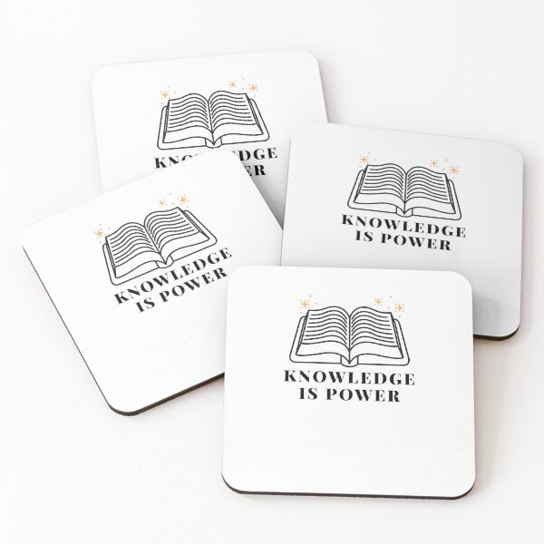 Item preview, Knowledge Is Power | Classic Vintage Quote Tee | Motivational Student & Teacher Gift designed and sold by MGR LABEL.
