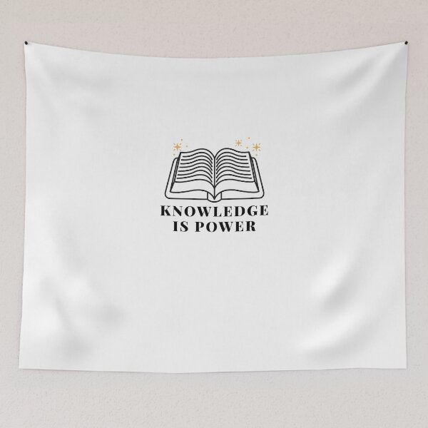 Item preview, Knowledge Is Power | Classic Vintage Quote Tee | Motivational Student & Teacher Gift designed and sold by MGR LABEL.
