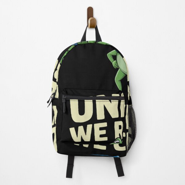 Item preview, United We Ribbit Divided We Croak Superhero Frog Teamwork Unity designed and sold by LittleNhutton.