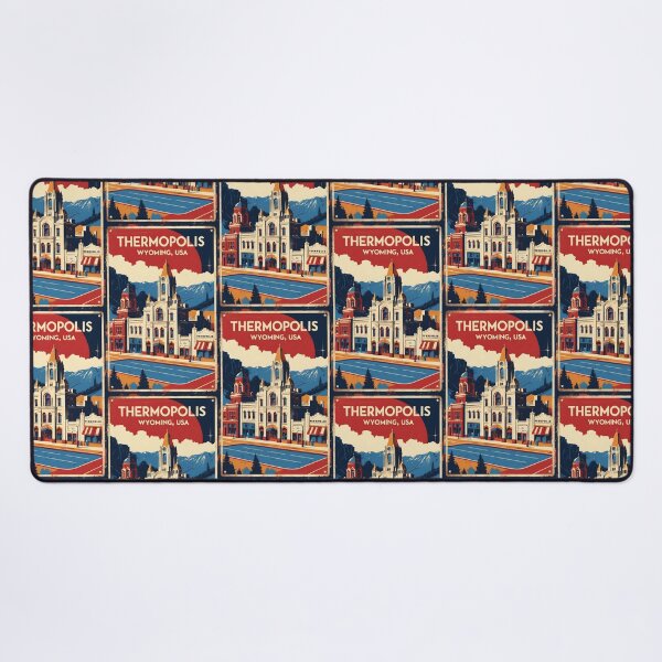Item preview, Thermopolis Wyoming 1950s USA Vintage Travel Tourism designed and sold by TravelersGems.
