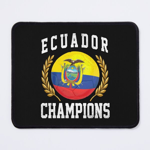 Item preview, SOCCER BALL FLAG CHAMPIONS - ECUADOR - Fans and Teams for Men and Women T-shirt designed and sold by wallsandpatts.