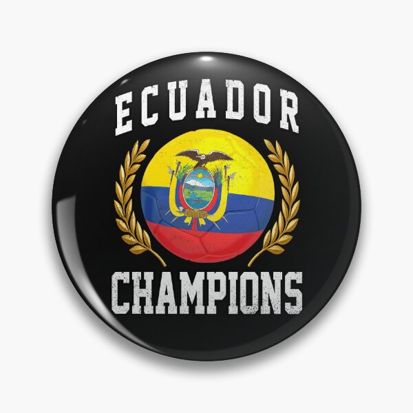 Item preview, SOCCER BALL FLAG CHAMPIONS - ECUADOR - Fans and Teams for Men and Women T-shirt designed and sold by wallsandpatts.