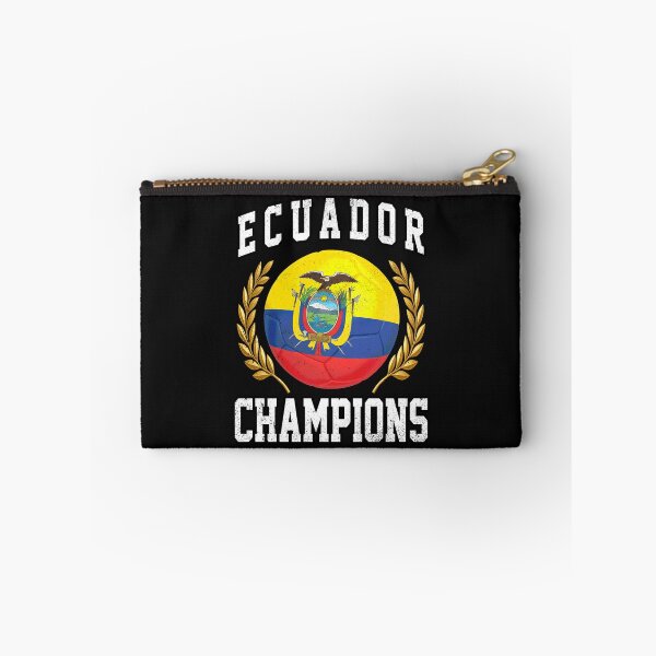 Item preview, SOCCER BALL FLAG CHAMPIONS - ECUADOR - Fans and Teams for Men and Women T-shirt designed and sold by wallsandpatts.