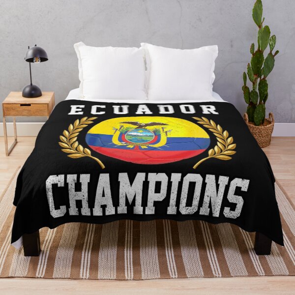 Item preview, SOCCER BALL FLAG CHAMPIONS - ECUADOR - Fans and Teams for Men and Women T-shirt designed and sold by wallsandpatts.