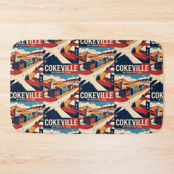 Item preview, Cokeville Wyoming 1950s USA Vintage Travel Tourism designed and sold by TravelersGems.