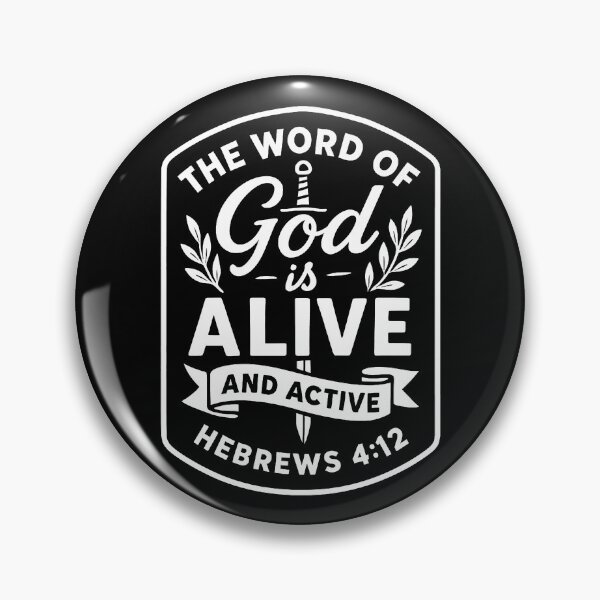 Item preview, Hebrews 4:12 For The Word of God is Alive and Active designed and sold by plushism.